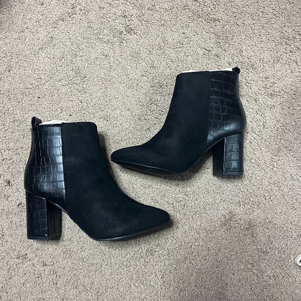 Black boots